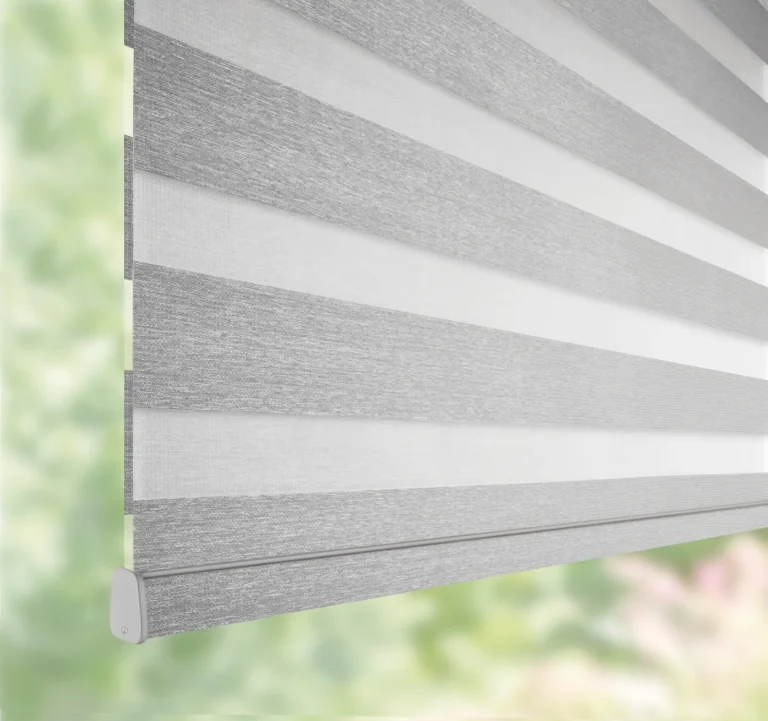 Detailed Image of Designer Banded Shades by Hunter Douglas