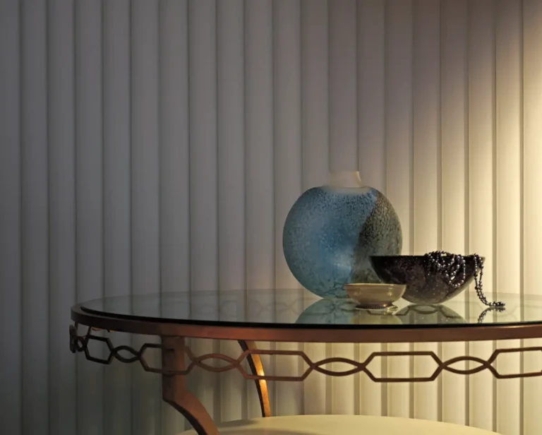 Hunter Douglas room darkening Luminette available through Ambassador Blind N Shutter in Grand Junction Colorado