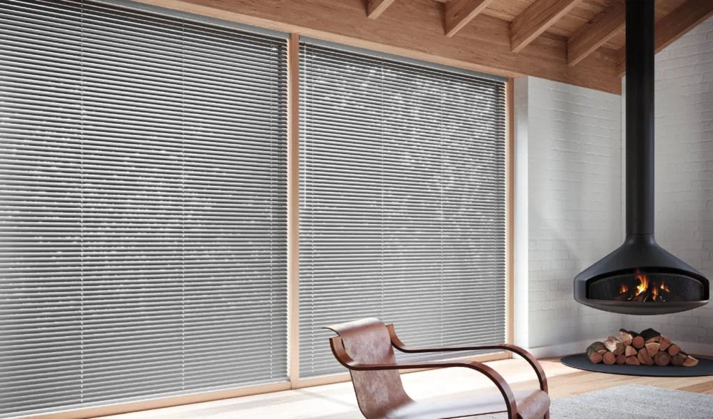 Hunter Douglas Modern Precious Metals Aluminum Mini Blinds
